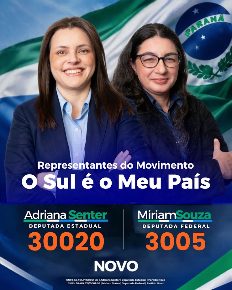 Adriana Senter e Miriam Souza, representantes do MSMP Curitiba