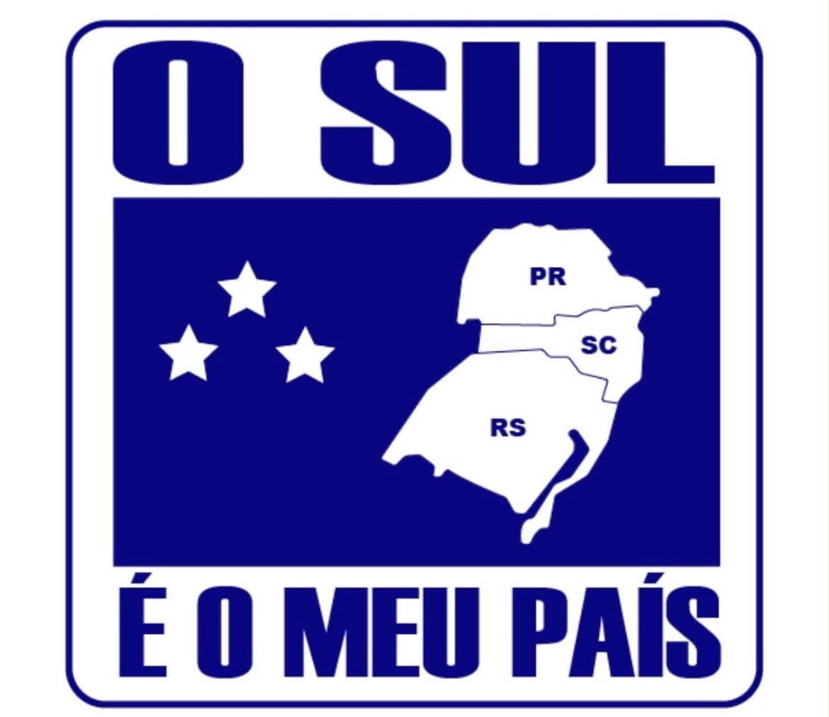 Logo do movimento O Sul é o Meu País
